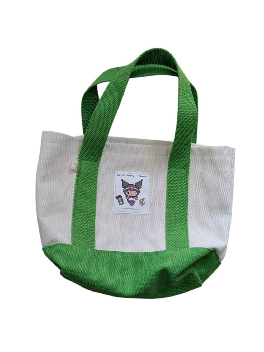 Olive Young x Sanrio Canvas Tote Bag 11 x 8 small K-Beauty Limited Edition